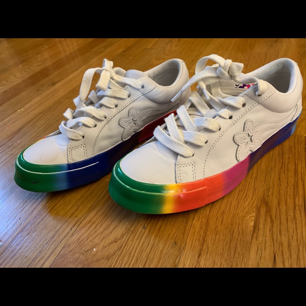 2019 New Golf Le Fleur One Star OX Rainbow Shoes